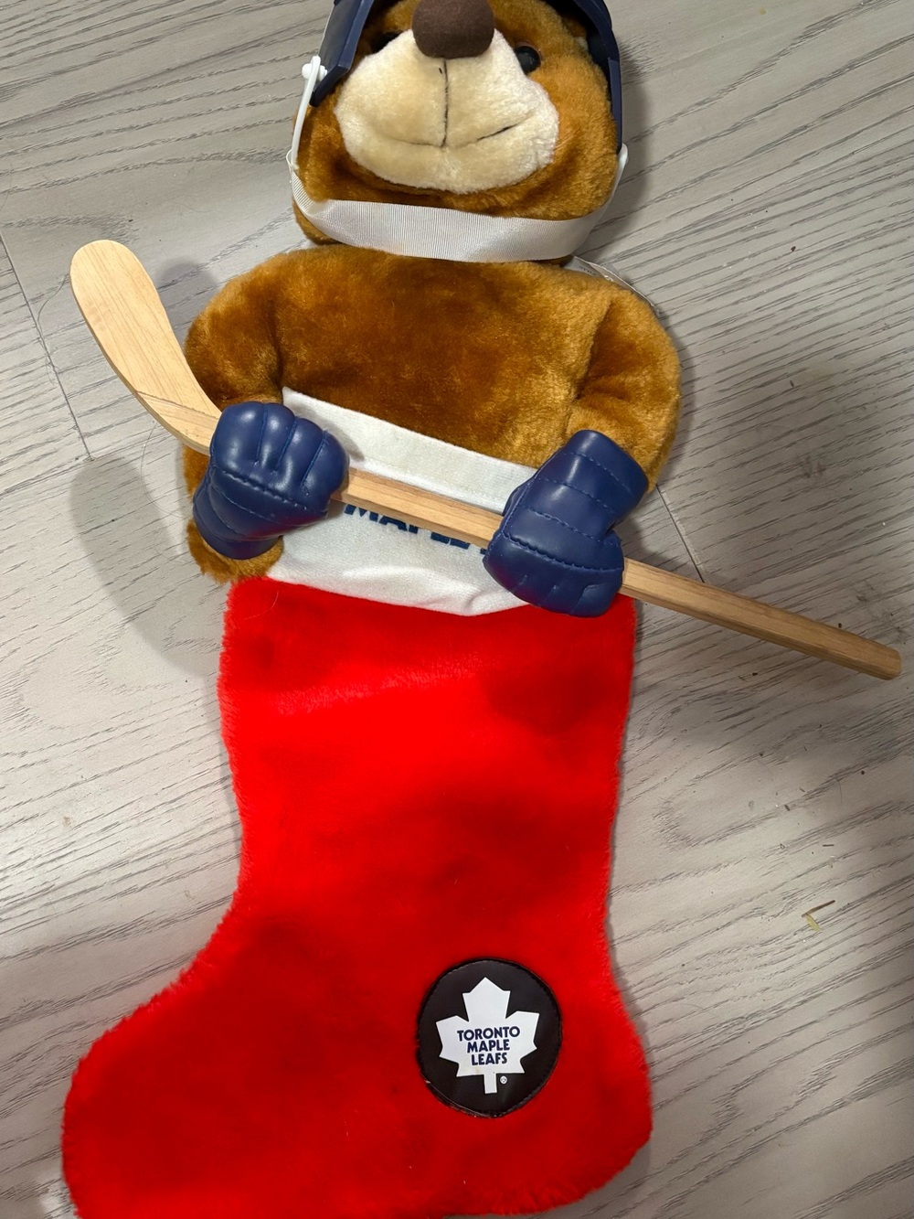 Vintage 1994 Maple Leafs stocking